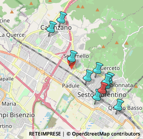 Mappa Via Antonio Fogazzaro, 50019 Sesto Fiorentino FI, Italia (2.0325)