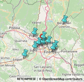 Mappa Via Antonio Fogazzaro, 50019 Sesto Fiorentino FI, Italia (8.81923)