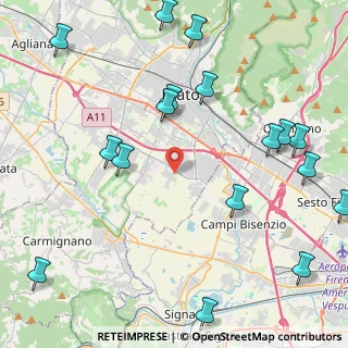 Mappa Via Como, 59100 Prato PO, Italia (6.01167)