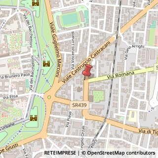 Mappa Via di Tiglio, 33/E, 55100 Lucca, Lucca (Toscana)