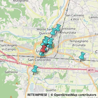 Mappa Via Santa Chiara, 55100 Lucca LU, Italia (1.07417)