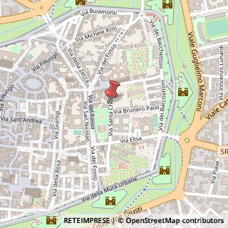 Mappa Via Santa Chiara, 6, 55100 Lucca, Lucca (Toscana)