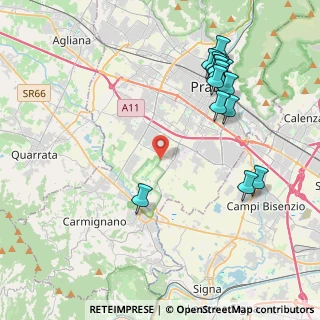 Mappa Sentiero Cascine di Tavola, 59100 Prato PO, Italia (4.79188)