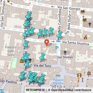 Mappa Via del Toro, 55100 Lucca LU, Italia (0.08077)