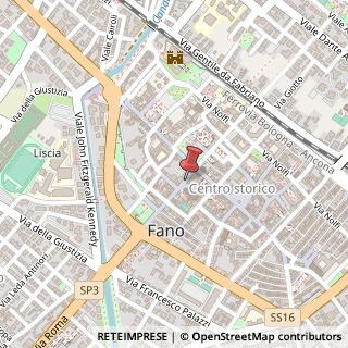 Mappa Via Arco D'Augusto, 33, 61032 Fano, Pesaro e Urbino (Marche)