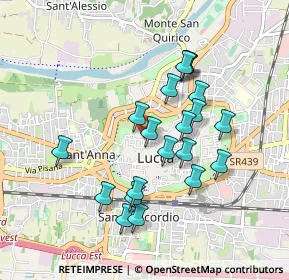 Mappa Via Santa Maria Corteorlandini, 55100 Lucca LU, Italia (0.846)
