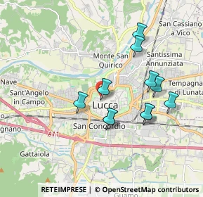 Mappa Via Santa Maria Corteorlandini, 55100 Lucca LU, Italia (1.70909)