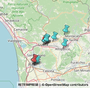 Mappa Via V. Lunardi, 55100 Lucca LU, Italia (11.05357)