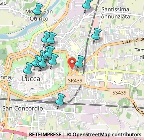 Mappa Via V. Lunardi, 55100 Lucca LU, Italia (0.96933)