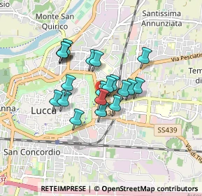Mappa Via V. Lunardi, 55100 Lucca LU, Italia (0.6385)
