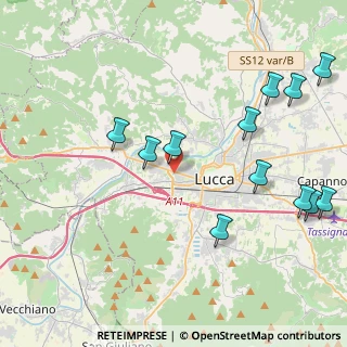 Mappa Via Giacomo Matteotti, 55100 Lucca LU, Italia (5.05583)