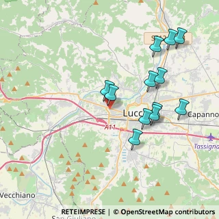Mappa Via Giacomo Matteotti, 55100 Lucca LU, Italia (3.9525)