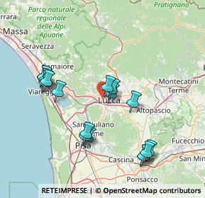 Mappa Via Giacomo Matteotti, 55100 Lucca LU, Italia (15.82941)