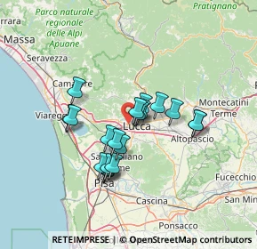 Mappa Via Giacomo Matteotti, 55100 Lucca LU, Italia (11.00158)