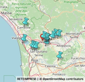 Mappa Via Giacomo Matteotti, 55100 Lucca LU, Italia (9.11385)