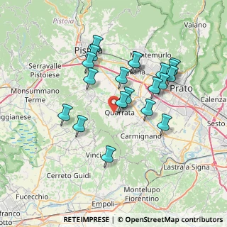 Mappa Via Magenta, 51039 Quarrata PT, Italia (6.9195)