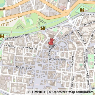 Mappa Via Fillungo, 121, 55100 Lucca, Lucca (Toscana)