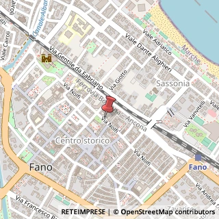Mappa Via Nolfi, 37, 61032 Fano, Pesaro e Urbino (Marche)