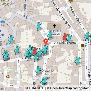 Mappa Piazza S. Pietro Somaldi, 55100 Lucca LU, Italia (0.08333)
