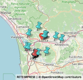 Mappa Viale Giacomo Puccini, 55100 Lucca LU, Italia (12.2595)