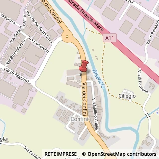 Mappa Via dei Confini, 199, 50013 Campi Bisenzio, Firenze (Toscana)