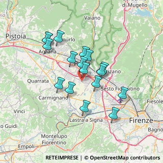 Mappa Via Aldo Moro, 59100 Prato PO, Italia (6.19882)