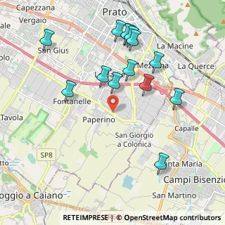Mappa Via Aldo Moro, 59100 Prato PO, Italia (2.18571)