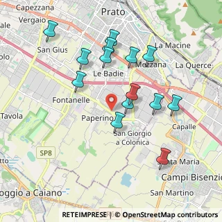 Mappa Via Aldo Moro, 59100 Prato PO, Italia (1.91857)