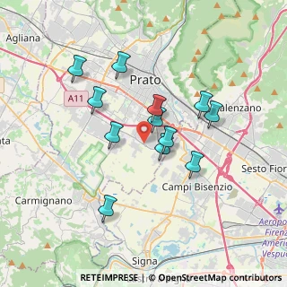 Mappa Via Aldo Moro, 59100 Prato PO, Italia (3.12333)