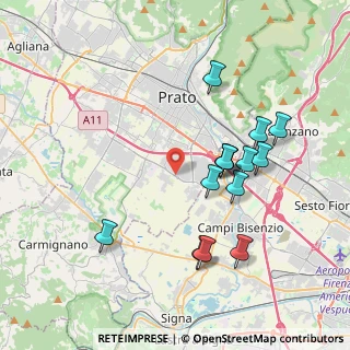Mappa Via Aldo Moro, 59100 Prato PO, Italia (3.87714)