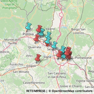 Mappa Via Aldo Moro, 59100 Prato PO, Italia (12.23333)