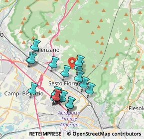 Mappa Via del Gavine, 50019 Sesto Fiorentino FI, Italia (3.6815)