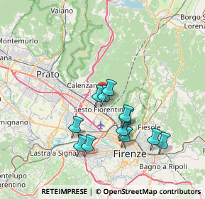 Mappa Via del Gavine, 50019 Sesto Fiorentino FI, Italia (6.63667)