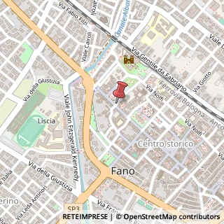 Mappa Via Bartolagi da Fano,  2, 61032 Fano, Pesaro e Urbino (Marche)
