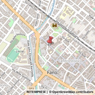 Mappa Via Bartolagi da Fano, 1, 61032 Fano, Pesaro e Urbino (Marche)