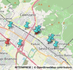 Mappa Via Vittorio Emanuele, 50019 Sesto Fiorentino FI, Italia (1.66273)
