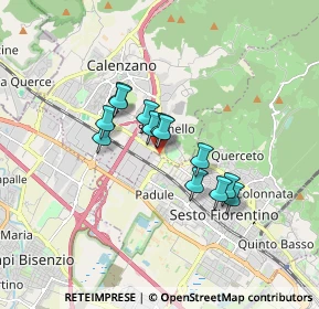 Mappa Via Vittorio Emanuele, 50019 Sesto Fiorentino FI, Italia (1.23538)