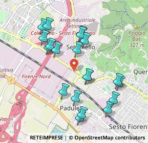 Mappa Via Vittorio Emanuele, 50019 Sesto Fiorentino FI, Italia (0.9835)