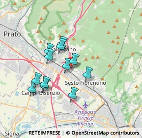 Mappa Via Vittorio Emanuele, 50019 Sesto Fiorentino FI, Italia (2.95917)