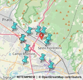 Mappa Via Vittorio Emanuele, 50019 Sesto Fiorentino FI, Italia (3.4875)