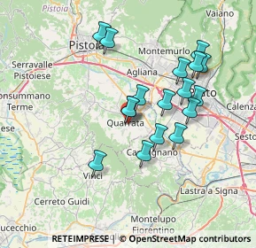 Mappa Via Torquato Tasso, 51039 Quarrata PT, Italia (6.56294)