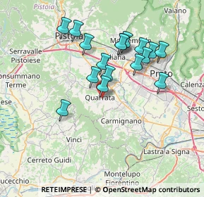 Mappa Via Torquato Tasso, 51039 Quarrata PT, Italia (6.79294)