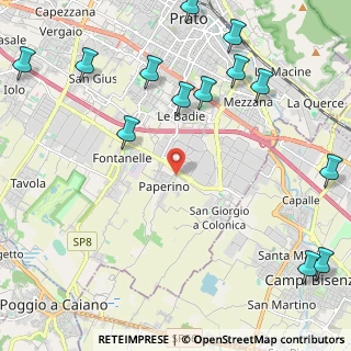 Mappa Via Lille, 59100 Prato PO, Italia (3.05615)