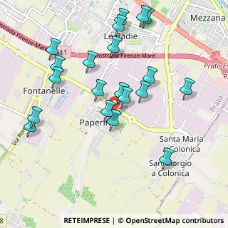 Mappa Via Lille, 59100 Prato PO, Italia (1.084)