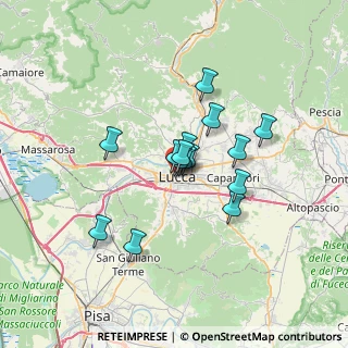 Mappa Via Delle Tagliate, 55100 Lucca LU, Italia (4.91933)