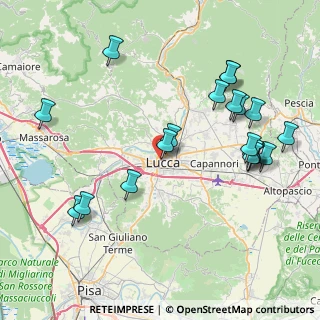 Mappa Via Delle Tagliate, 55100 Lucca LU, Italia (9.303)