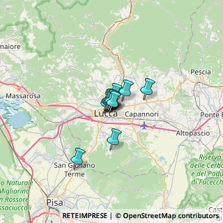 Mappa Via dei Filatori, 55100 Lucca LU, Italia (2.615)