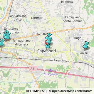 Mappa Via Colombini, 55012 Capannori LU, Italia (2.67727)
