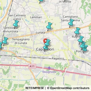 Mappa Via Colombini, 55012 Capannori LU, Italia (3.03692)