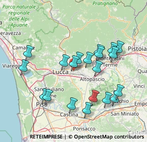 Mappa Via Cardinal a Pacini, 55012 Capannori LU, Italia (15.227)